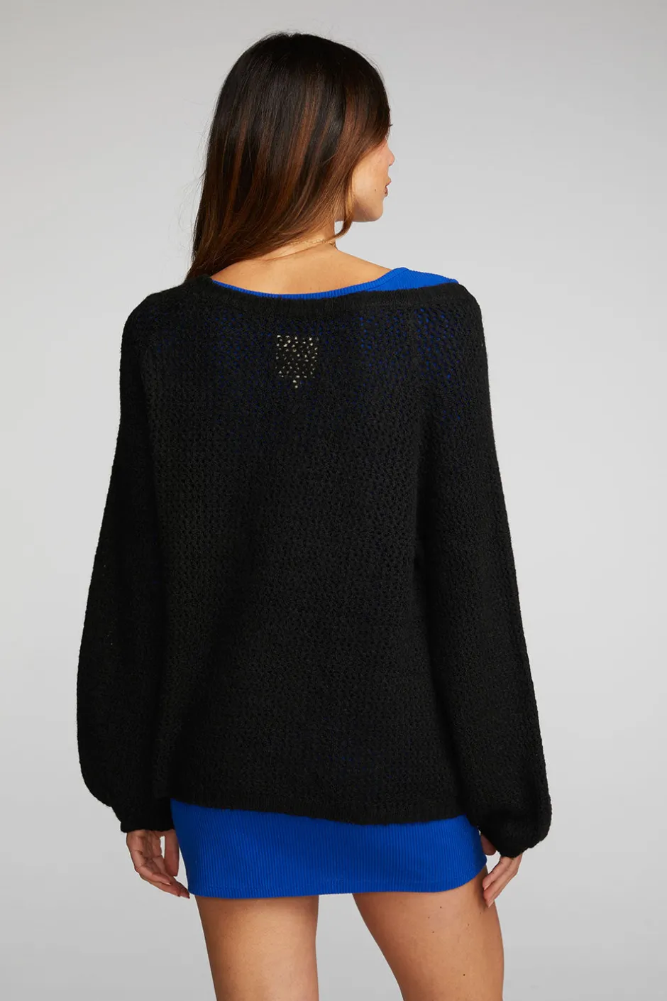 Women Chaser Brand Mohair Sweater Knit Belle Pullover