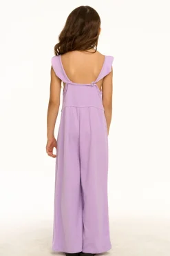 Kids Chaser Brand Monterey Digital Lavender Jumpsuit