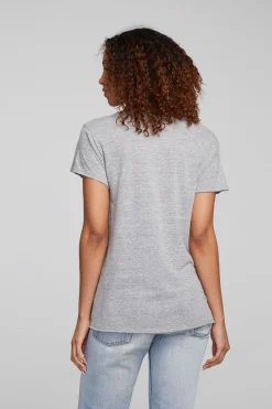 Women Chaser Brand Moon And Roses Tee