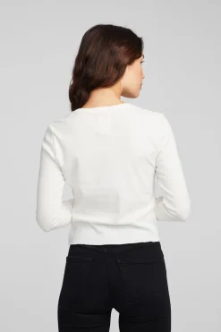 Women Chaser Brand Moonlight Bright White Long Sleeve