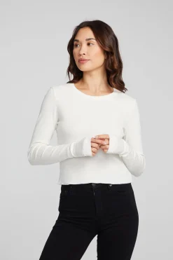 Women Chaser Brand Moonlight Bright White Long Sleeve