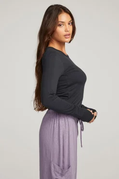 Women Chaser Brand Moonlight Licorice Long Sleeve