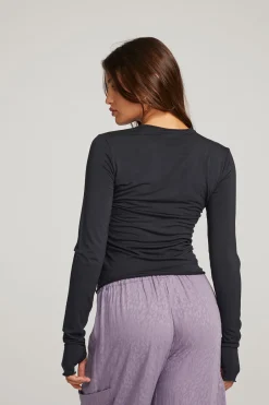 Women Chaser Brand Moonlight Licorice Long Sleeve