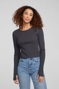 Women Chaser Brand Moonlight Shadow Black Long Sleeve