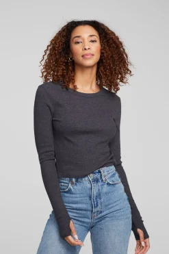 Women Chaser Brand Moonlight Shadow Black Long Sleeve