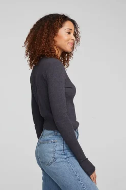 Women Chaser Brand Moonlight Shadow Black Long Sleeve