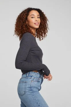 Women Chaser Brand Moonlight Shadow Black Long Sleeve