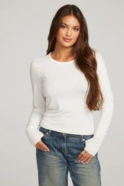 Women Chaser Brand Moonlight White Long Sleeve