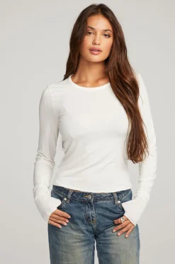 Women Chaser Brand Moonlight White Long Sleeve