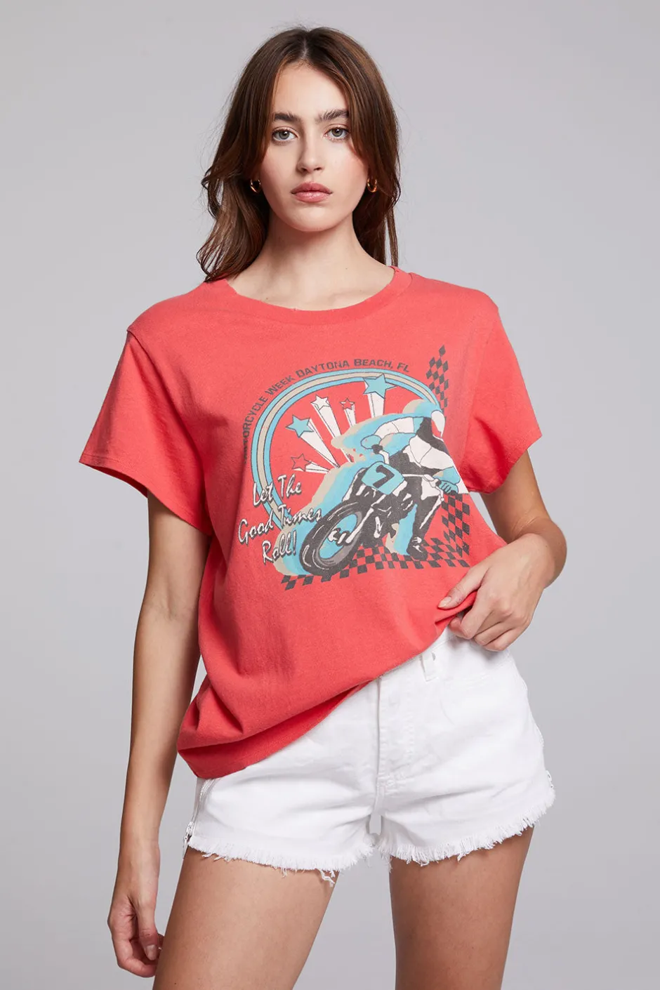 Women Chaser Brand Motorcycle Week Tee