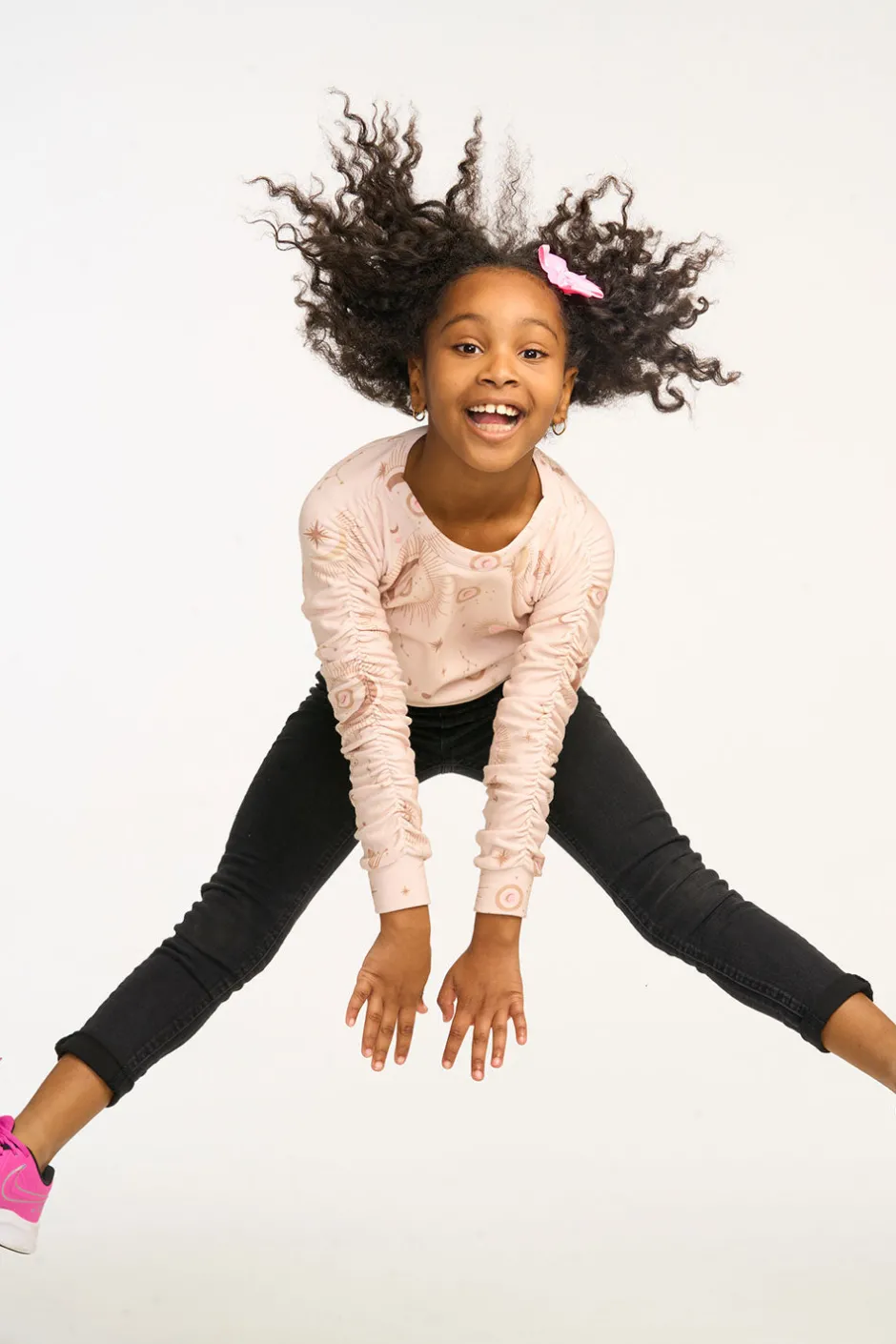 Kids Chaser Brand Mystical Sky Shirred Cozy Knit Pullover