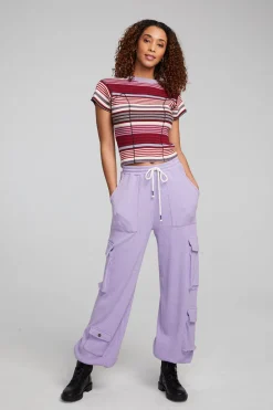 Women Chaser Brand Nahal Roxy Stripe Tee