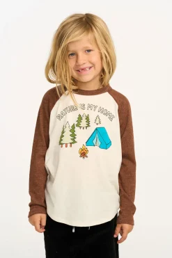 Kids/BOY Chaser Brand Nature Is My Home Baseball Tee