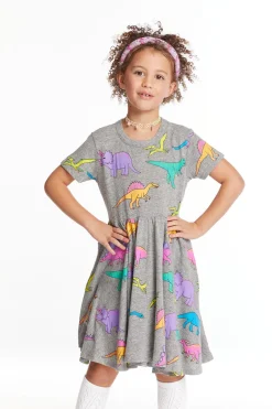 Kids Chaser Brand Neon Dinos