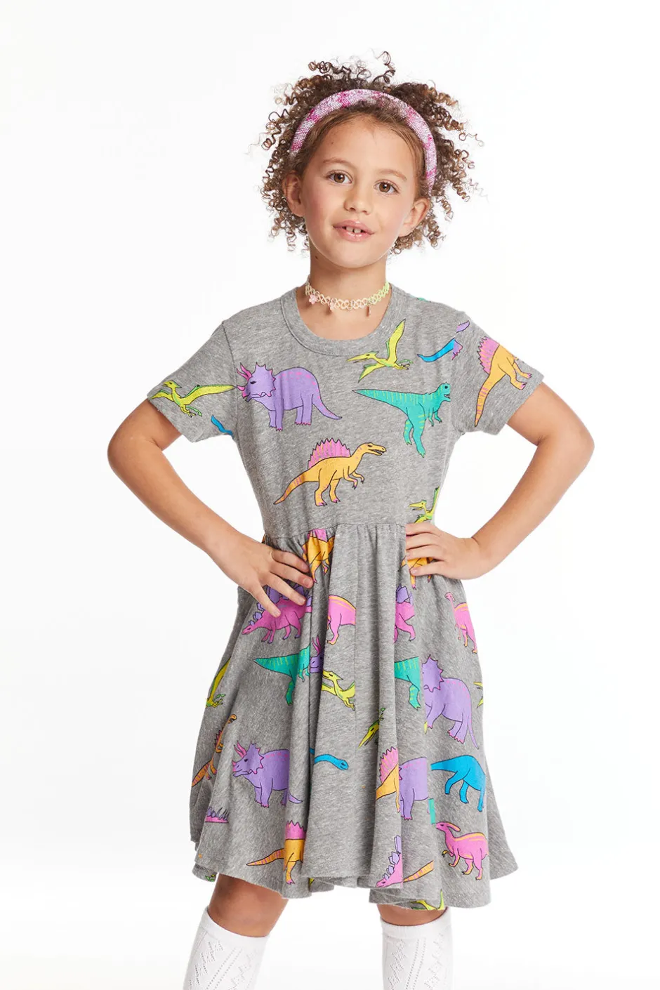 Kids Chaser Brand Neon Dinos