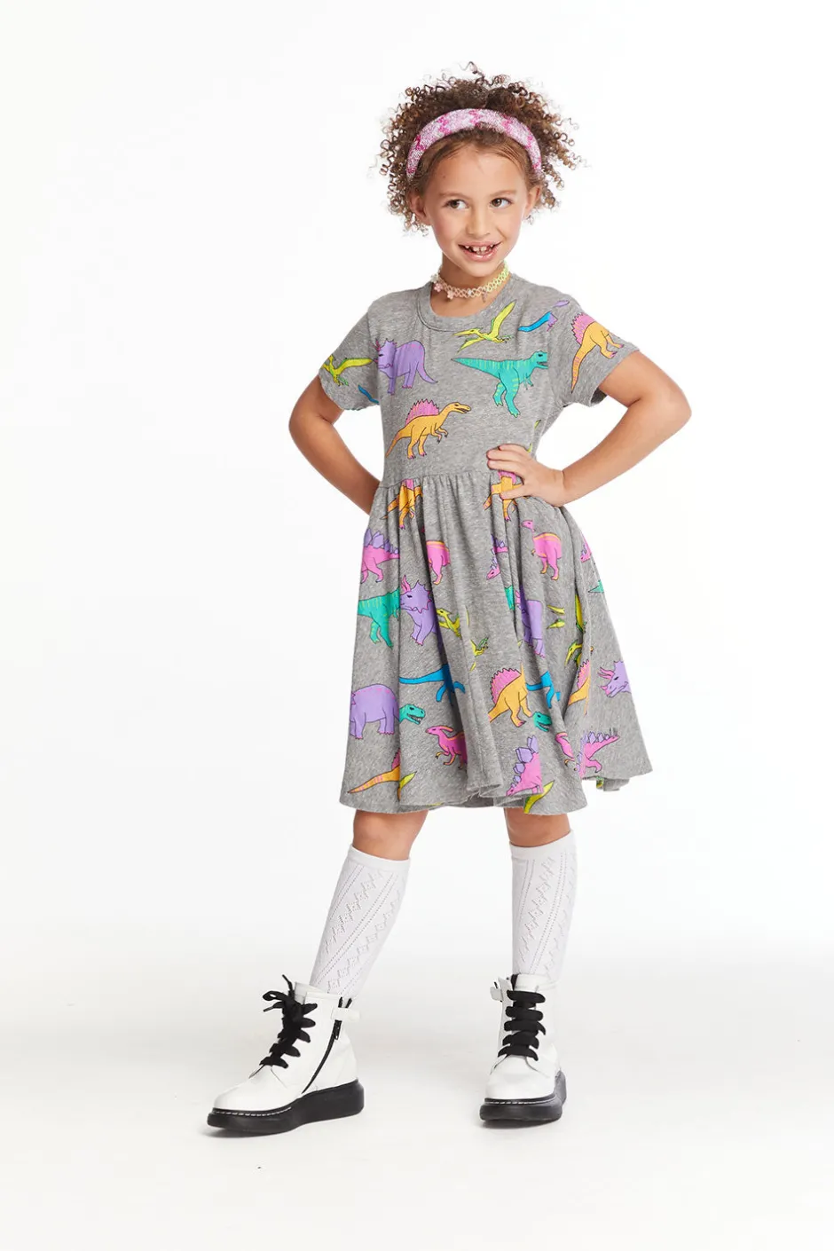 Kids Chaser Brand Neon Dinos