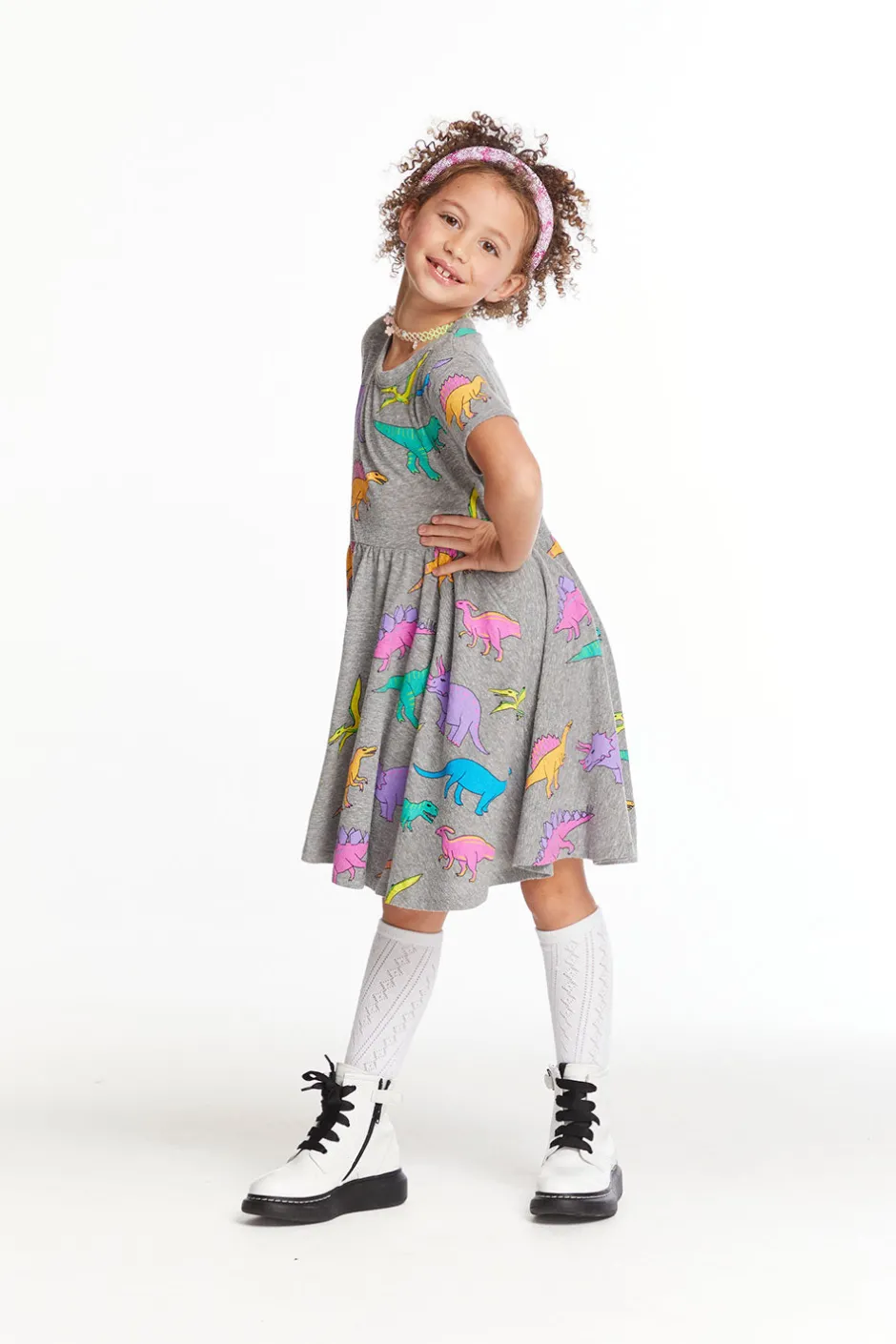 Kids Chaser Brand Neon Dinos