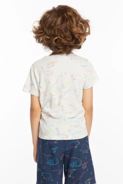 Kids/BOY Chaser Brand Neon Dinos Boys Tee