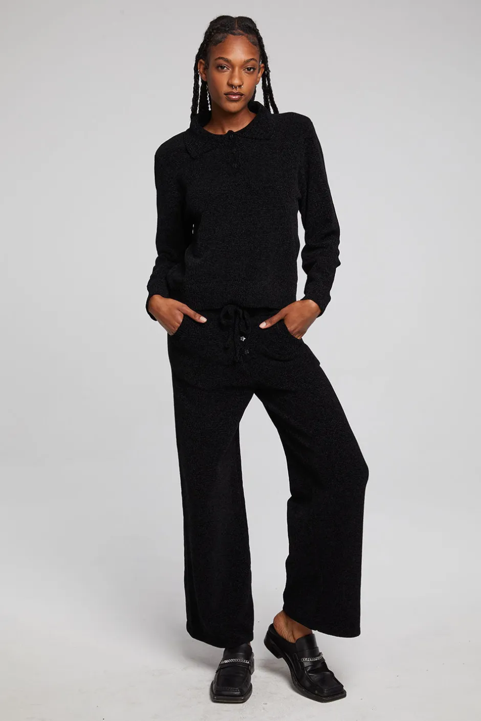 Women Chaser Brand Noe Licorice Pullover