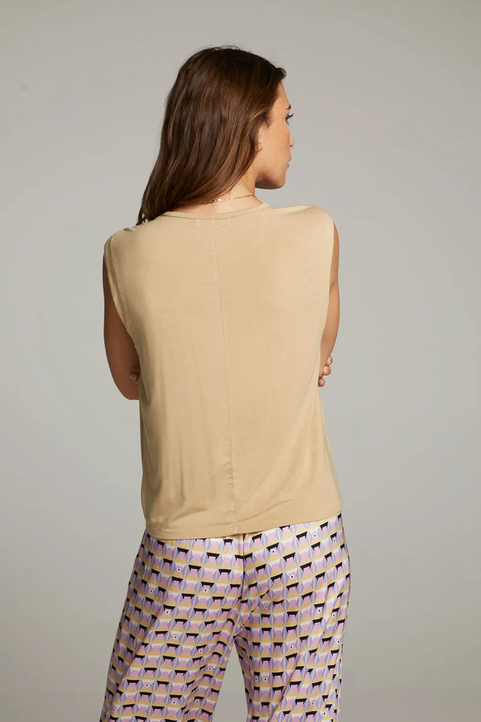 Women Chaser Brand Ocean Cappuccino Tank