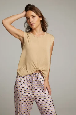 Women Chaser Brand Ocean Cappuccino Tank
