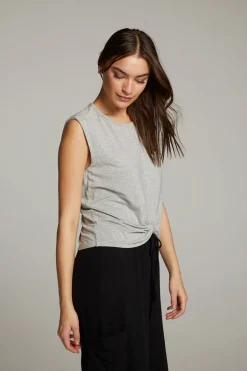 Women Chaser Brand Ocean Heather Grey Tank