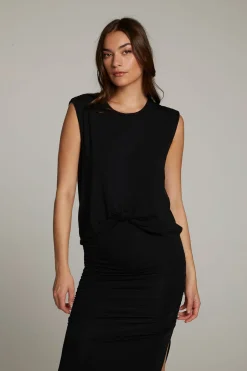 Women Chaser Brand Ocean True Black Tank