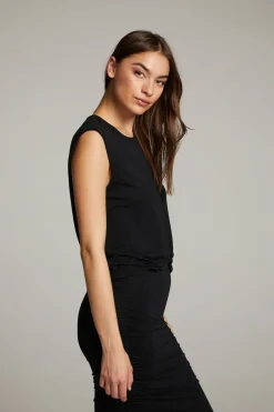 Women Chaser Brand Ocean True Black Tank
