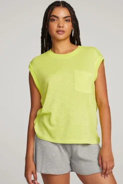 Women Chaser Brand Odessa Citron Tee