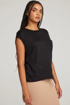 Women Chaser Brand Odessa Licorice Tee