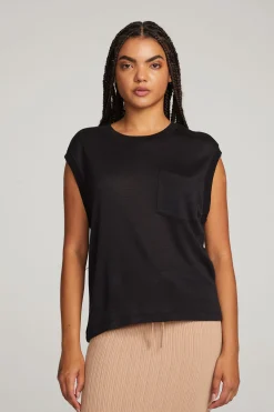 Women Chaser Brand Odessa Licorice Tee