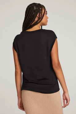 Women Chaser Brand Odessa Licorice Tee