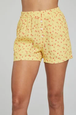Women Chaser Brand Ollie Boxer Shorts - Anise Flower Print