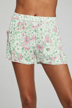 Women Chaser Brand Ollie Boxer Shorts - Daisy Floral Print