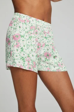 Women Chaser Brand Ollie Boxer Shorts - Daisy Floral Print