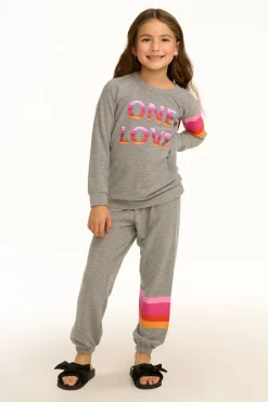Kids Chaser Brand One Love Pullover