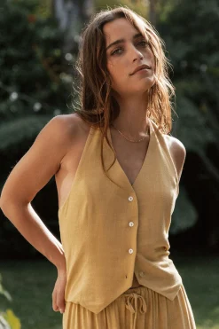 Women Chaser Brand Orlando Parchment Vest