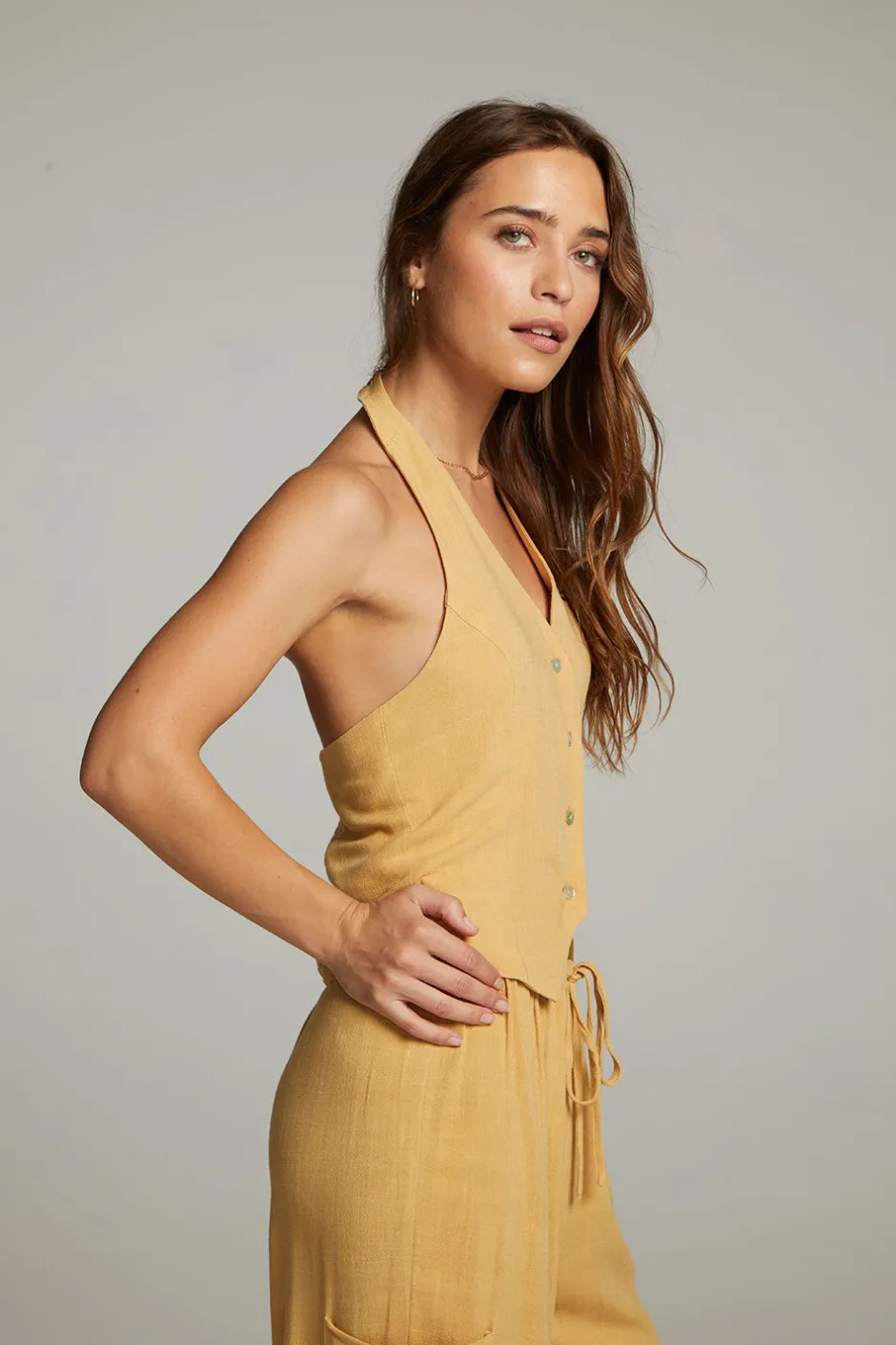 Women Chaser Brand Orlando Parchment Vest