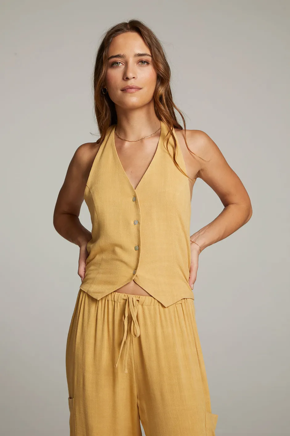 Women Chaser Brand Orlando Parchment Vest