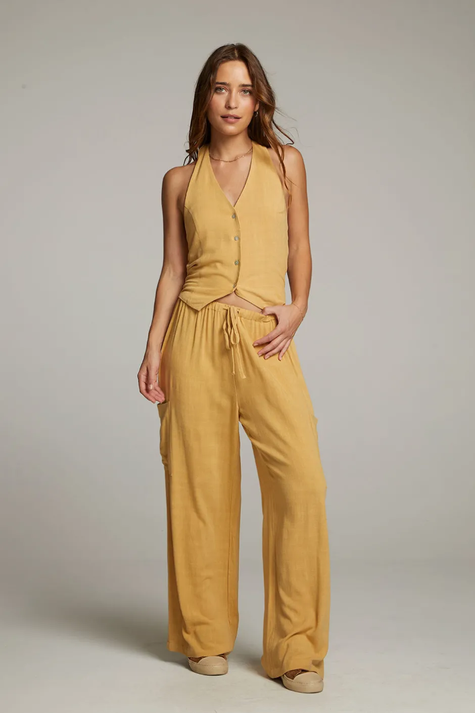 Women Chaser Brand Orlando Parchment Vest