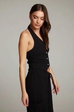 Women Chaser Brand Orlando True Black Vest