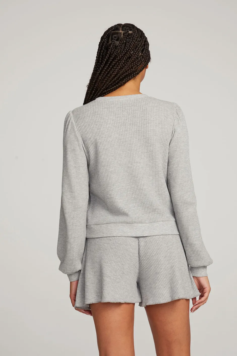 Women Chaser Brand Owlsey Grey Marl Pullover