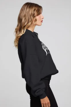 Women Chaser Brand Paris L'Amour Black Long Sleeve