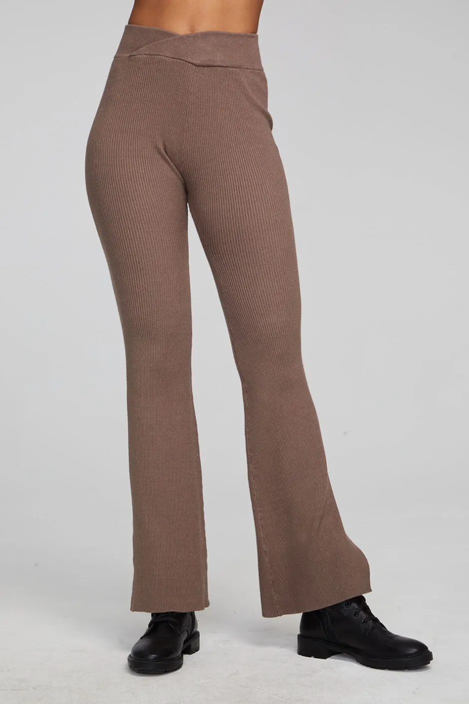 Women Chaser Brand Party Deep Taupe Flare Bottoms