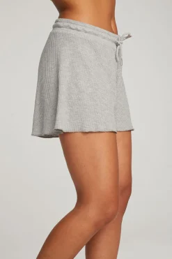 Women Chaser Brand Paseo Grey Marl Shorts