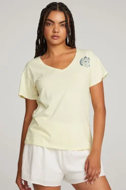 Women Chaser Brand Pasta And Wine Club Tee