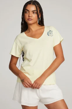 Women Chaser Brand Pasta And Wine Club Tee