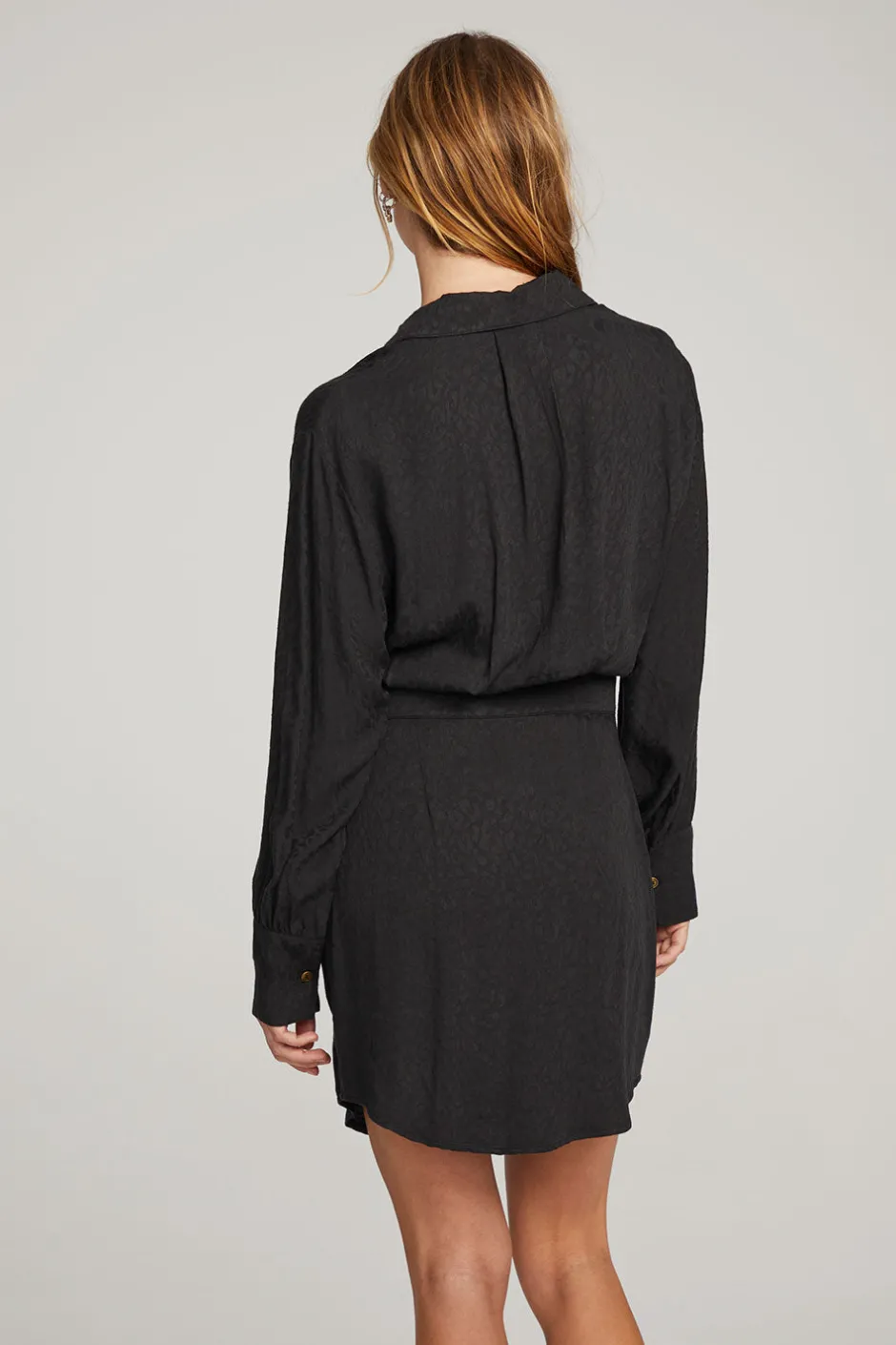Women Chaser Brand Paxton Licorice Mini Dress