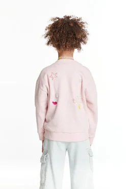 Kids Chaser Brand Peace Love Smile Girls Cardigan