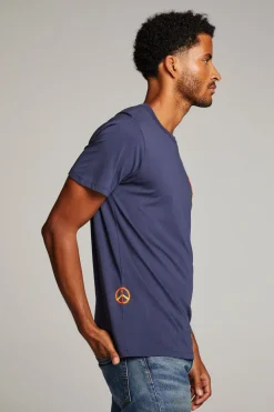 Chaser Brand Peace Script Mens Tee